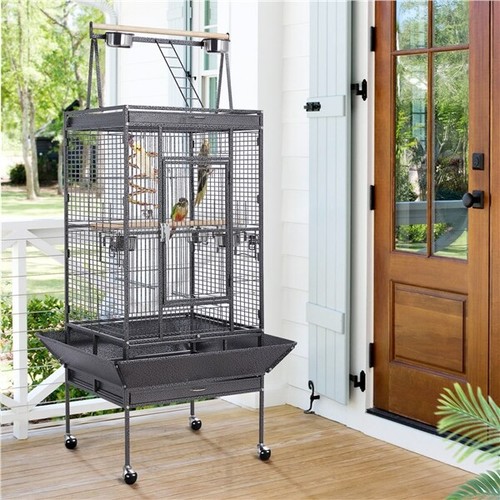 Large parrot cage metal bird - large,