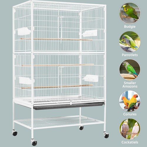 Large bird cage metal parrot - cage,