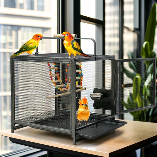 Large metal bird cage - metal,